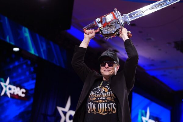 Elon Musk Admits Erratically Waving Chainsaw Overhead Was Bad Idea
