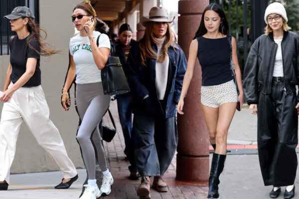 A collage of celebrities wearing pieces that are on sale at Nordstrom