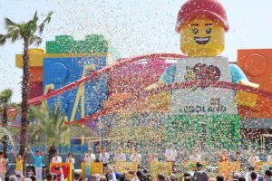 China's first Legoland resort packed on opening day despite heatwave