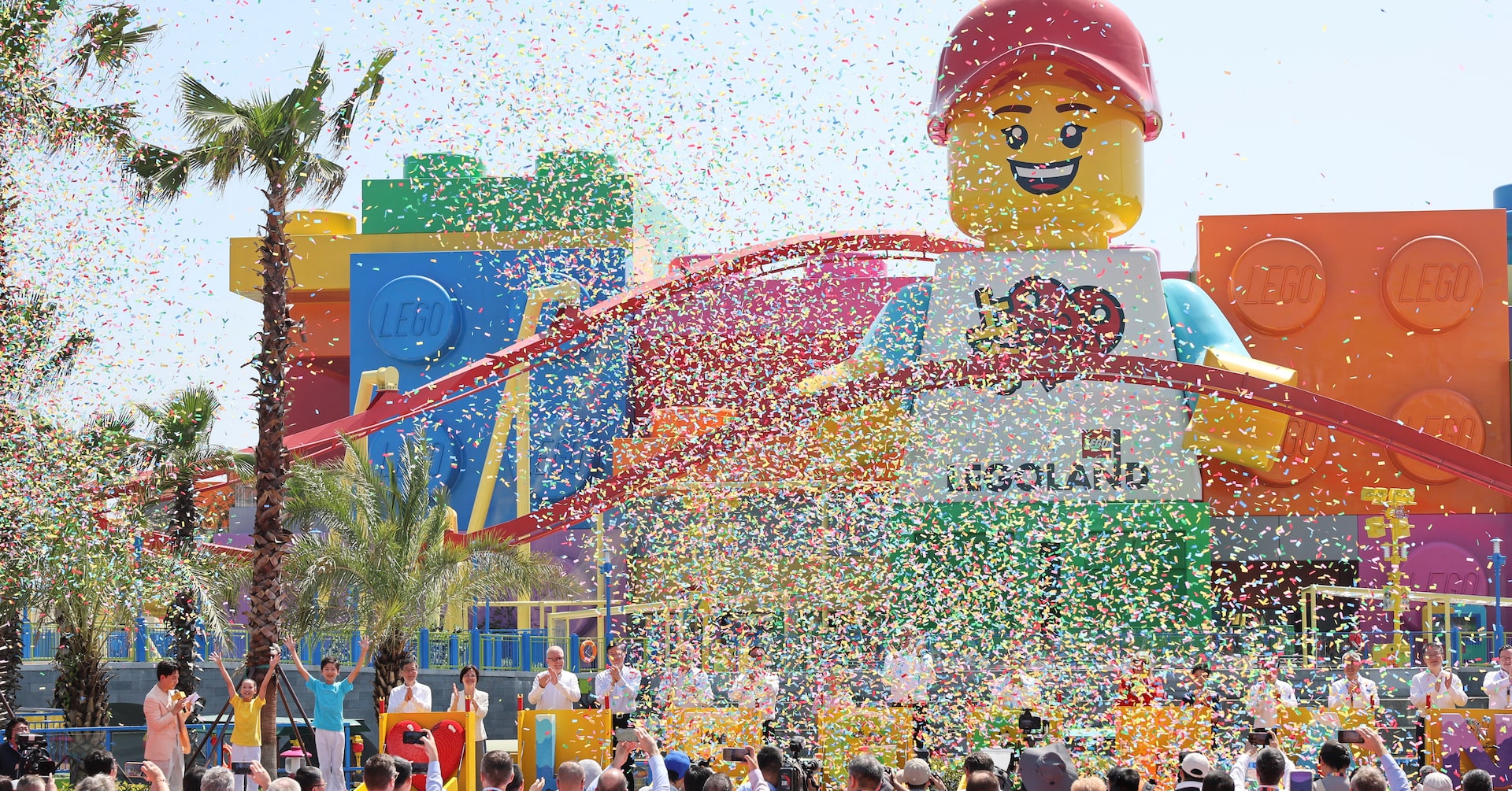 China's first Legoland resort packed on opening day despite heatwave