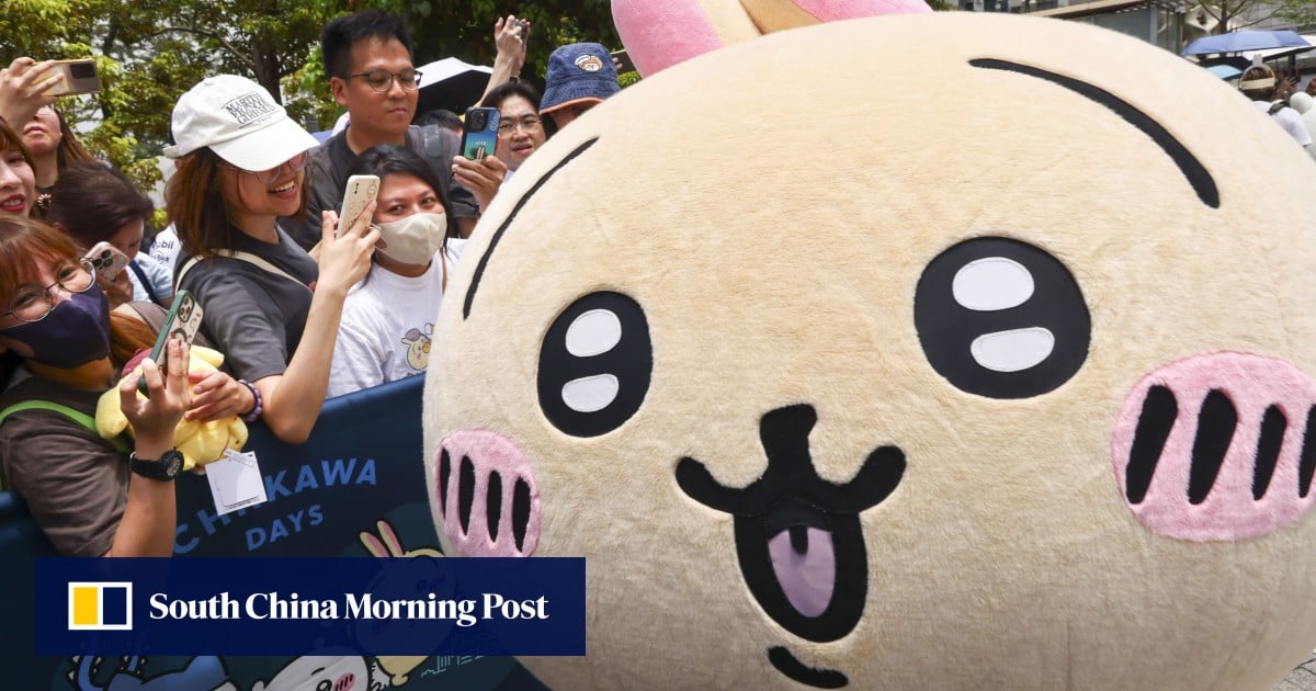 Chiikawa fans brave Hong Kong summer swelter for ‘preheat’ fun before exhibition