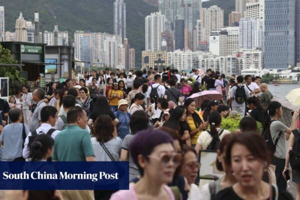 Hundreds of mainland visitors enjoy July 1 celebrations and deals in Hong Kong