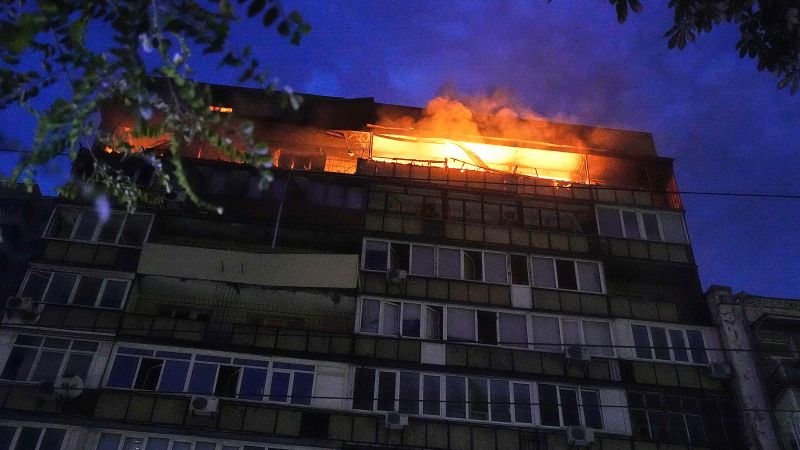Deadly strikes on Kyiv as Russia’s bombardment of Ukraine continues for second consecutive night
