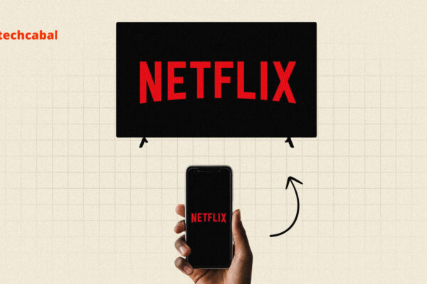 Image of phone being cast on screen