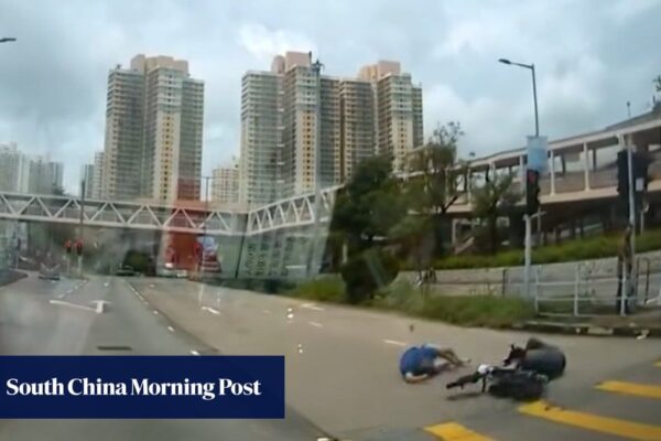 Hong Kong man hurt in electric bike hit-and-run accident while crossing road Hong Kong man hurt in electric bike hit-and-run accident while crossing road