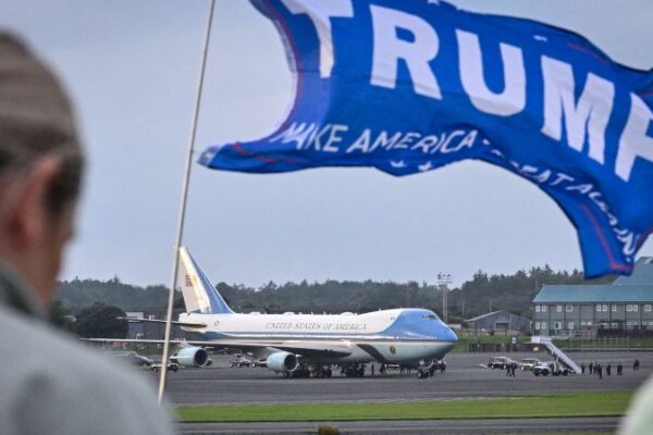 Trump flees Washington controversies for golf-heavy trip to Scotland