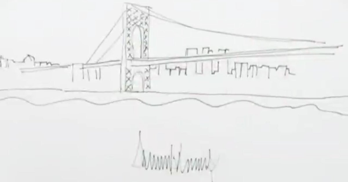 Which presidents drew these doodles?