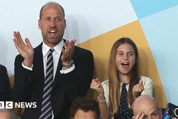 King and Princess Charlotte lead praise for ‘awesome’ Lionesses after Euro win Prince William and Princess Charlotte celebrated in the stands as England beat Spain