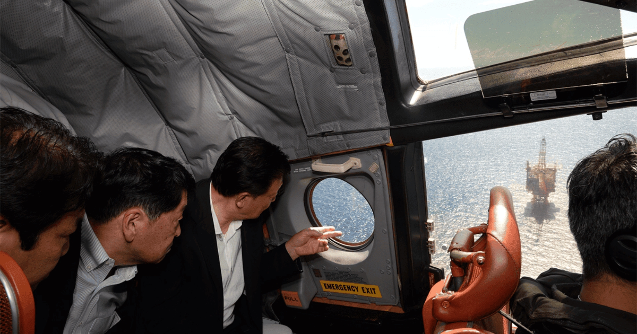Chinese Structure Constructed in East China Sea