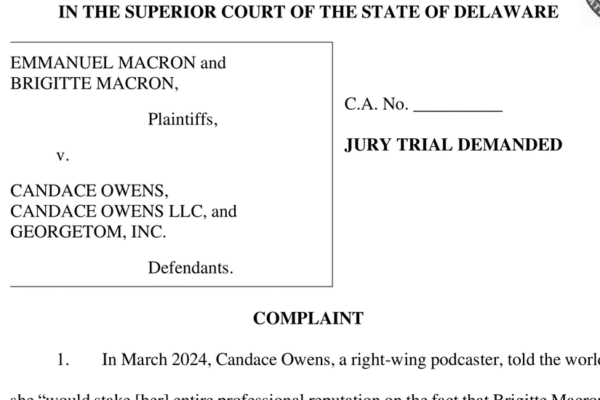 Read the French President’s Lawsuit