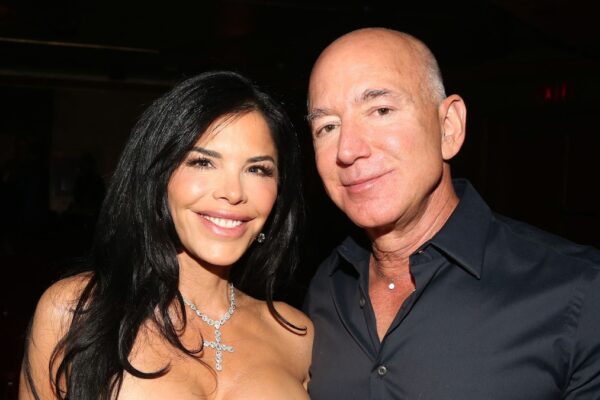 Lauren Sanchez and Jeff Bezos swap luxury for athleisure in New York