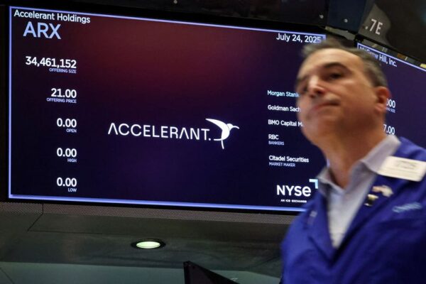 Accelerant valued at $6.4 billion in debut as insurance IPOs heat up