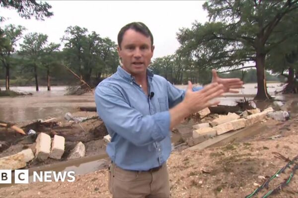 Holiday park wiped out by Texas floods