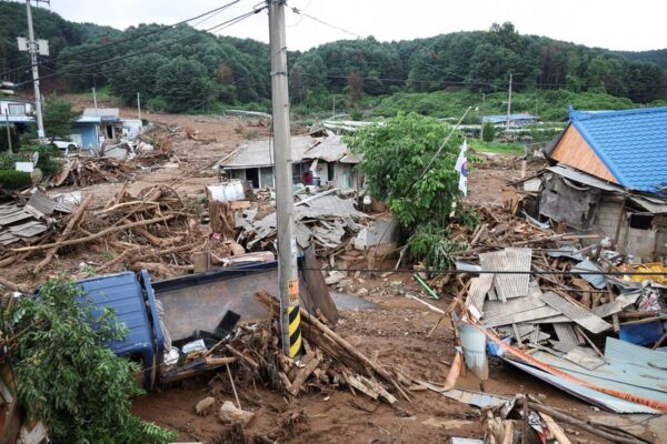 Torrential rain leaves at least 18 dead in South Korea, trail of devastation Yahoo news home