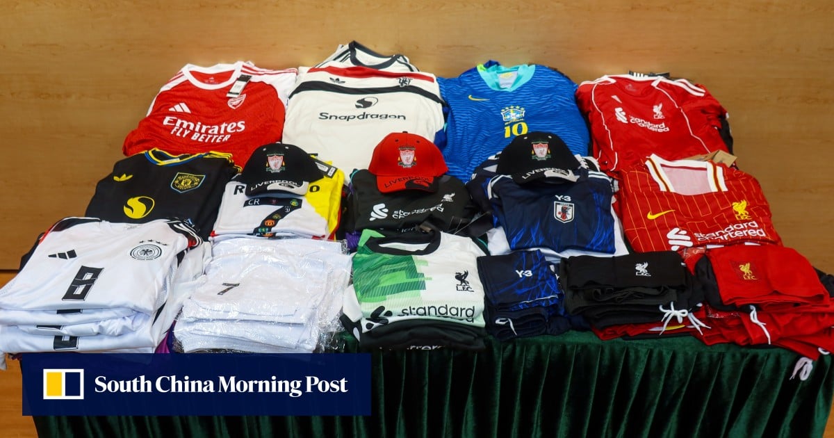 Hong Kong arrests 2 for selling fake Liverpool jerseys, other football merchandise