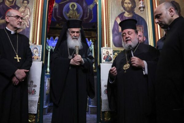 Christian leaders make rare visit to Gaza following deadly Israeli church attack