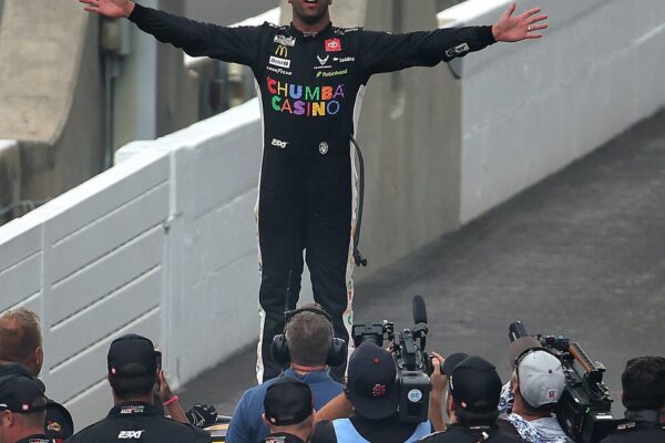 Bubba Wallace becomes first Black driver to win on Indianapolis Motor Speedway with Brickyard 400 victory