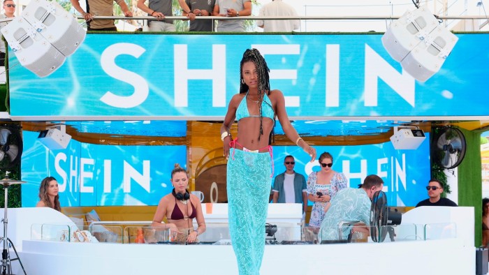Shein clothes being modelled in Ibiza, Spain on June 20 2025