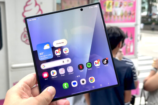 Samsung Galaxy Z Fold 7 shown in hand