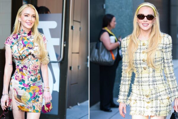 Lindsay Lohan Pays Homage to Her “Parent Trap” Character Costumes