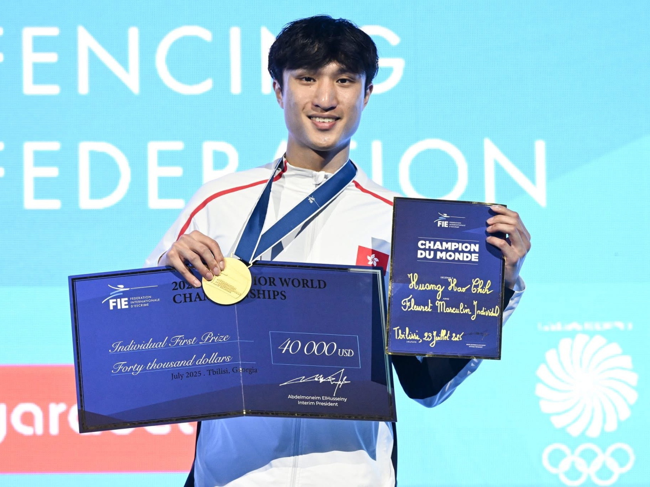 Ryan Choi aims for Olympic medal after fencing success