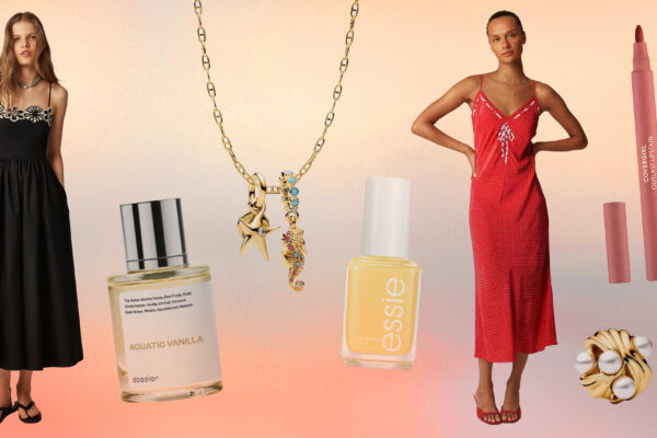 Collage of Summer Fashion and Beauty Items