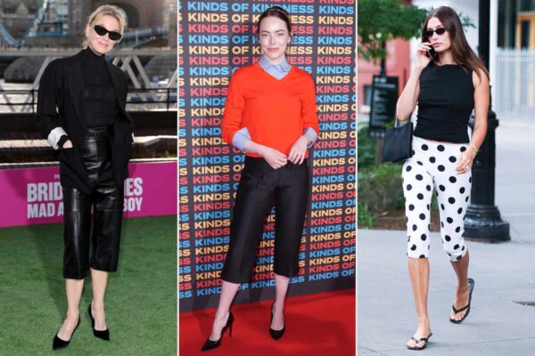 Dua Lipa, Emma Stone, and More Stars Keep Wearing Capris