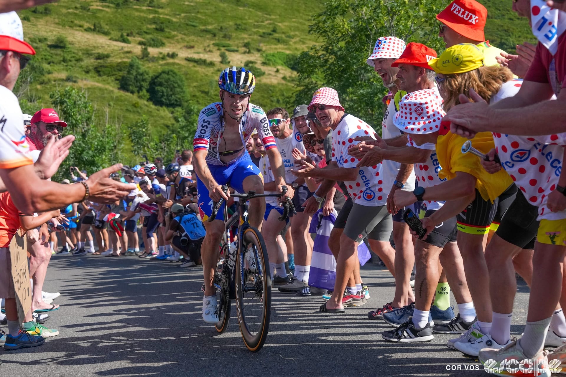 Primož Roglič made a fashion choice this morning