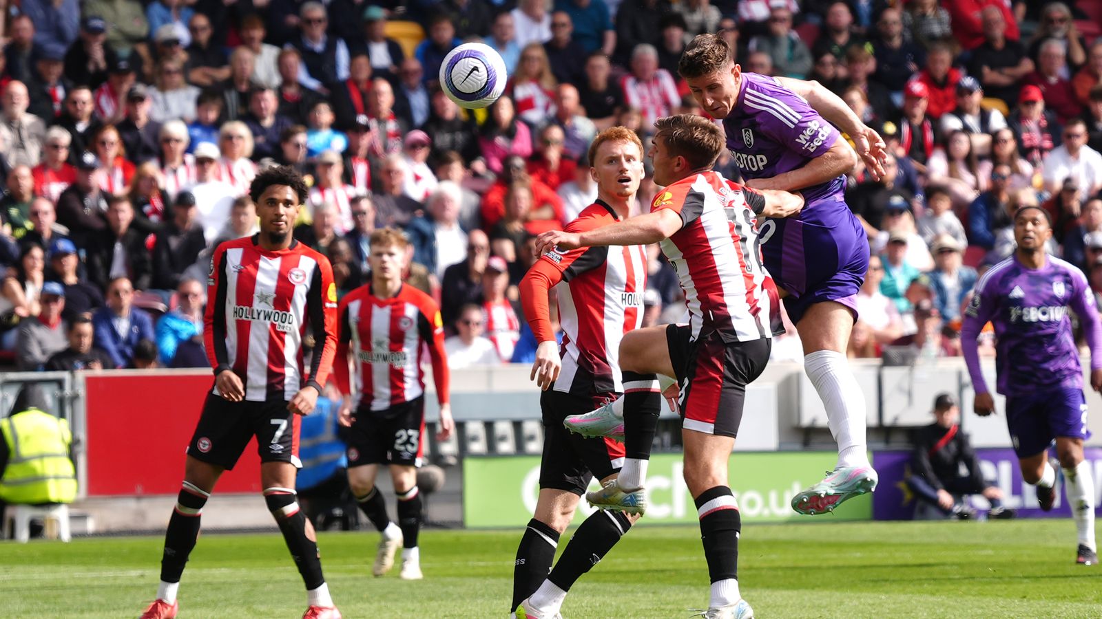 Brentford playing Fulham at the Gtech Community Stadium, Brentford in May. File pic: PA