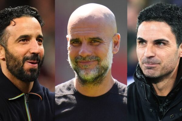 Ruben Amorim, Pep Guardiola, Mikel Arteta