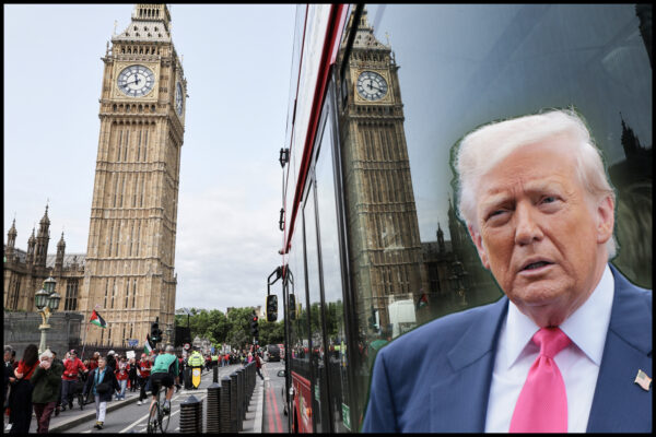 Trump-Epstein Poster Plastered in London Ahead of President’s UK Visit: ‘Just Getting Warmed Up’ Trump-Epstein Poster Plastered in London Ahead of President’s UK Visit: