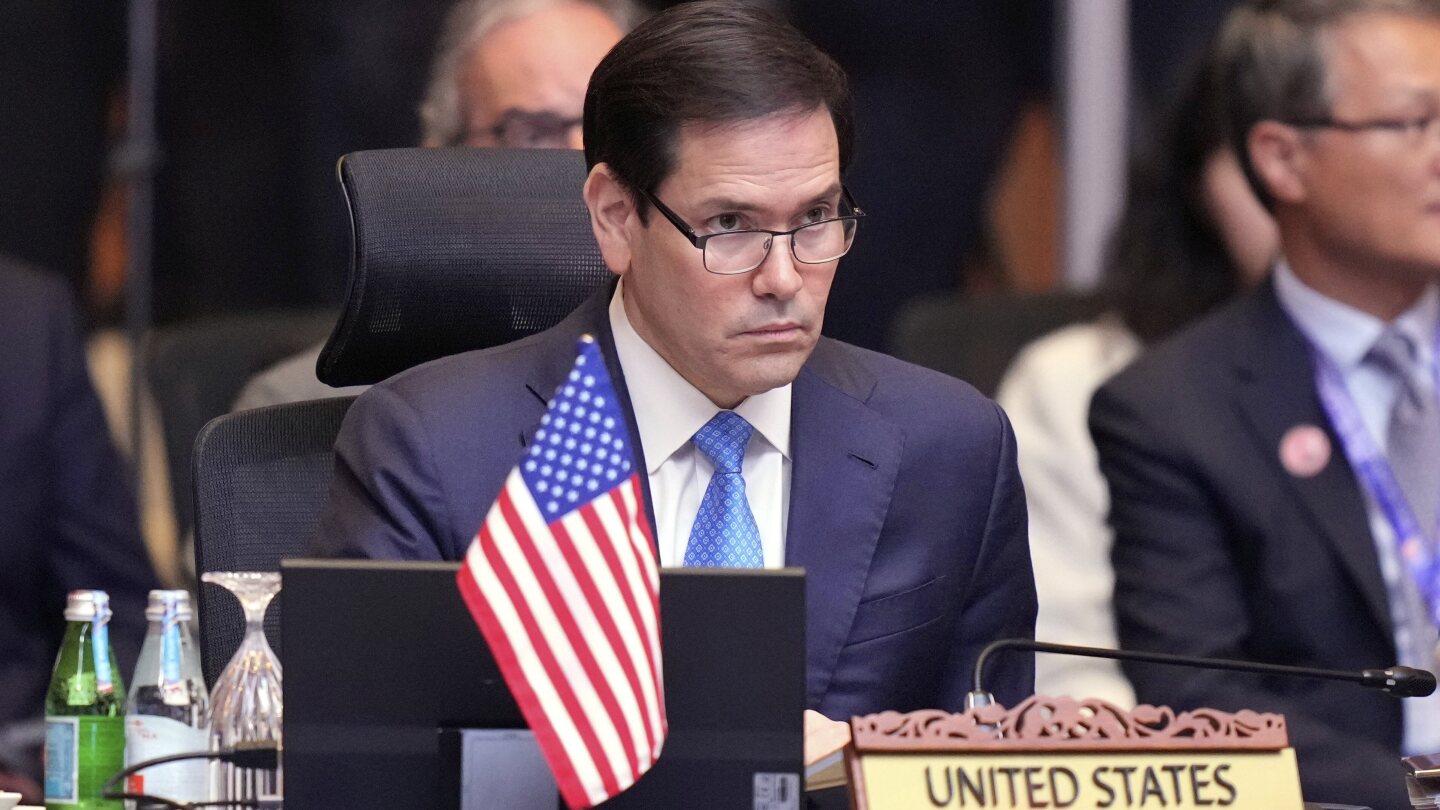 Rubio meets China's foreign minister as US-Chinese tensions mount