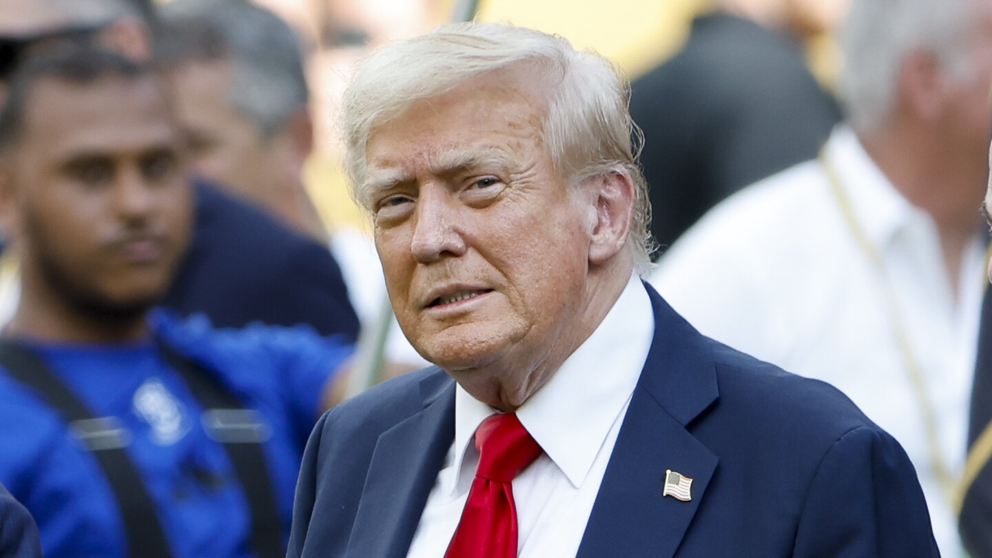 President Trump floats tying D.C. stadium deal to Commanders name change