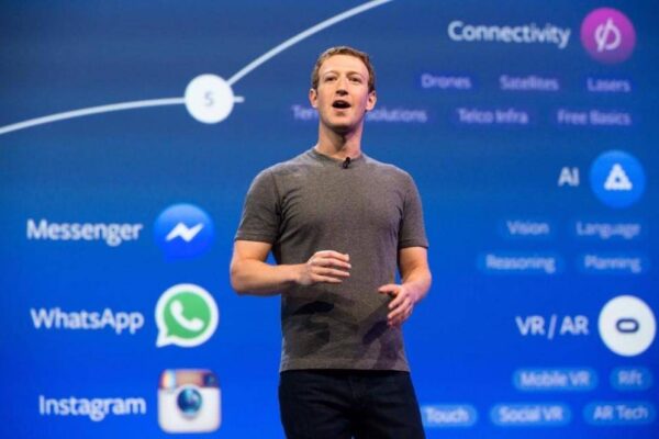 Facebook母公司Meta執行長祖克柏開出每年數千萬美元的高額待遇，成功挖走蘋果的頂尖人工智慧研究員龐若明。（取自祖克柏臉書）