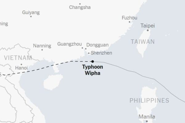 Map: Tracking Typhoon Wipha - The New York Times
