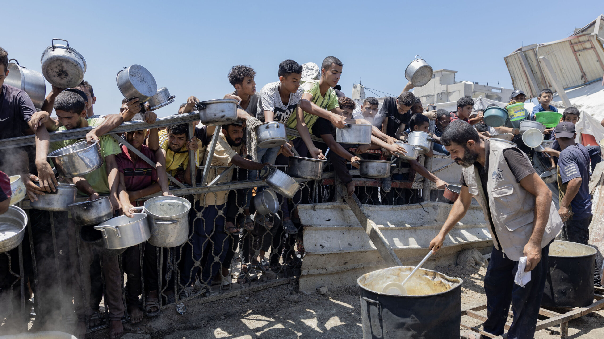 As Gaza Hunger Crisis Worsens, Israel Lets in Little Aid