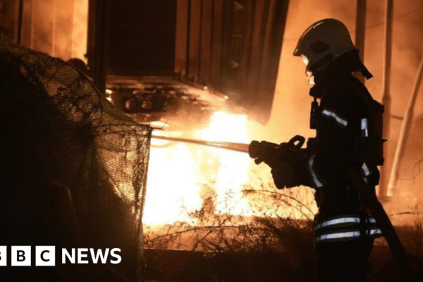 Russian drone attacks cause massive power cuts, Ukraine says