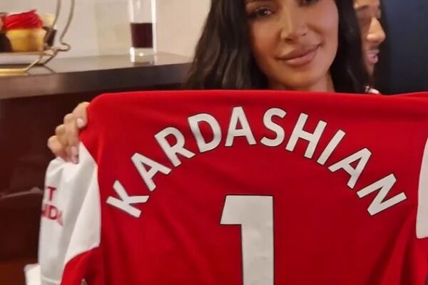 Kim Kardashian is an Arsenal fan because of her son, Saint - and her favourite player is winger Bukayo Saka