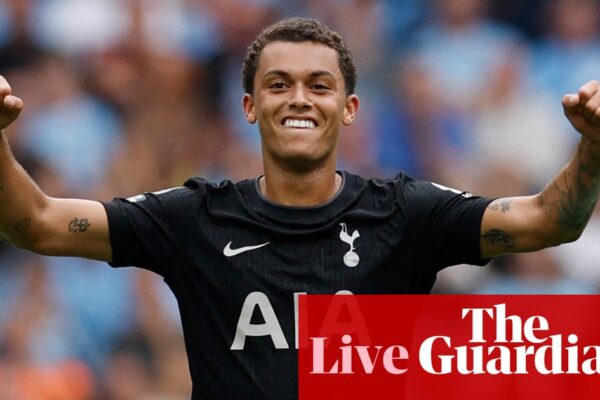 Manchester City v Tottenham: Premier League – live | Premier League