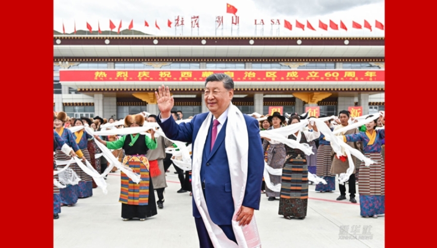bne IntelliNews - Chinese President Xi Jinping makes rare visit to Tibet
