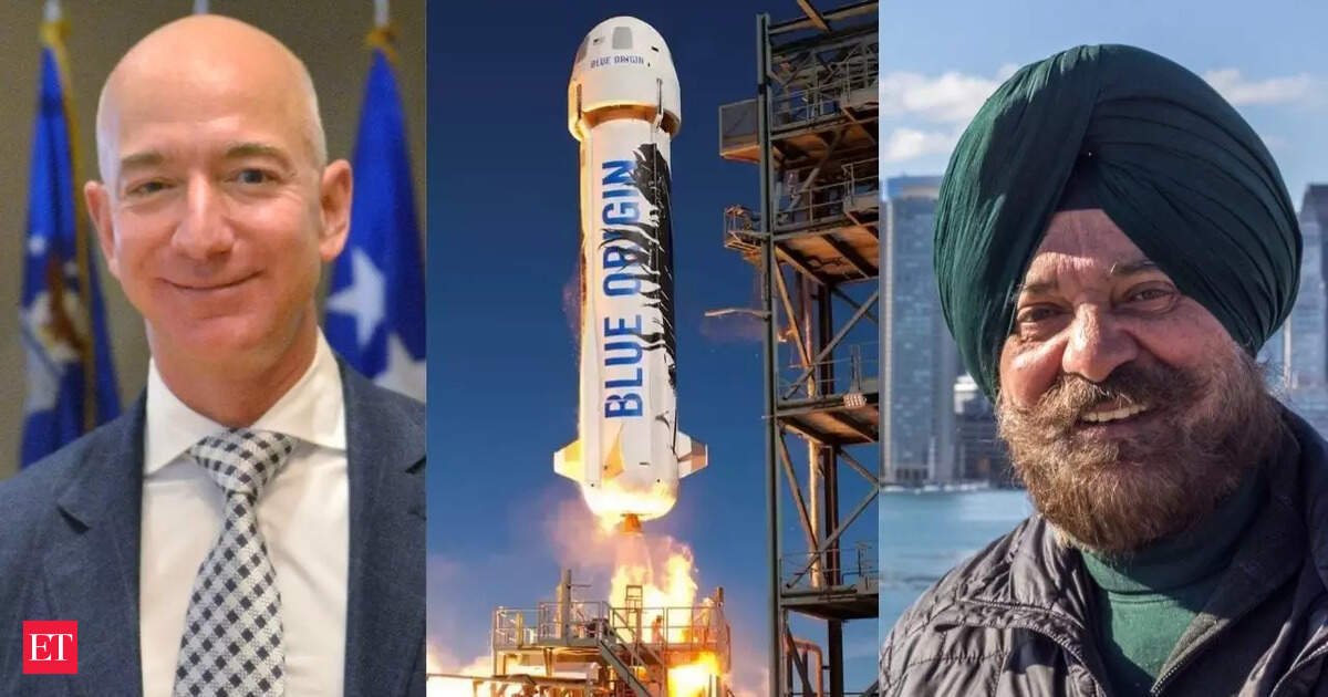Agra-born man Arvi Bahal, who visited every country on Earth, blasts off to space in Jeff Bezos' Blue Origin flight NS-34