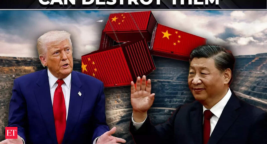 Trump’s clear stance on ‘Denuclearising Russia, China’, China monopoly on magnets & Tariff question - The Economic Times Video