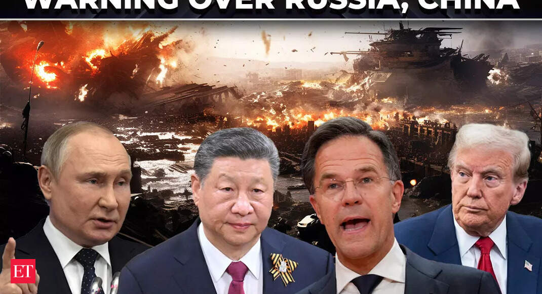 Putin, Xi planning war on America? NATO chief Rutte warns: ‘China, Russia boosting militaries to…’ - The Economic Times Video
