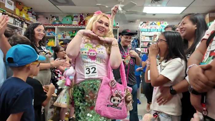 Labubu-inspired fashion show at Casselberry card shop spotlights the fun of collecting