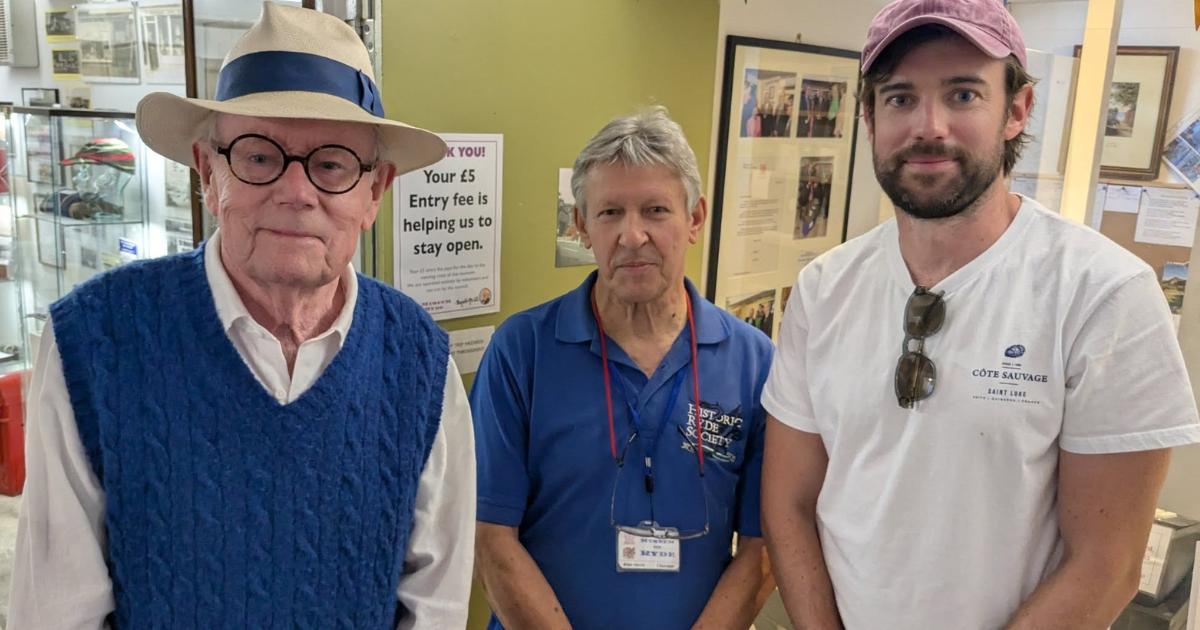 Jack and Michael Whitehall spotted in Isle of Wight museum