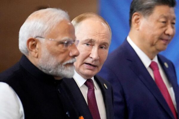 Xi, Putin and Modi to meet in China this weekend