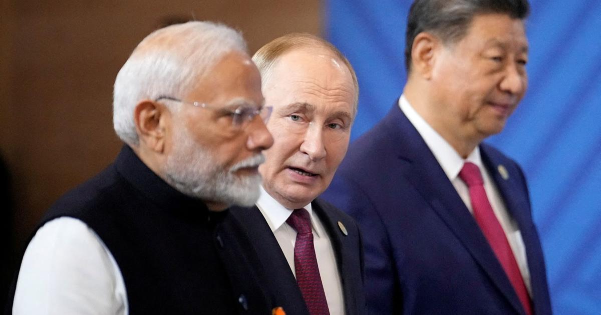 Xi, Putin and Modi to meet in China this weekend
