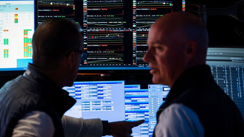 Wall Street set to close out a wild month on a subdued note