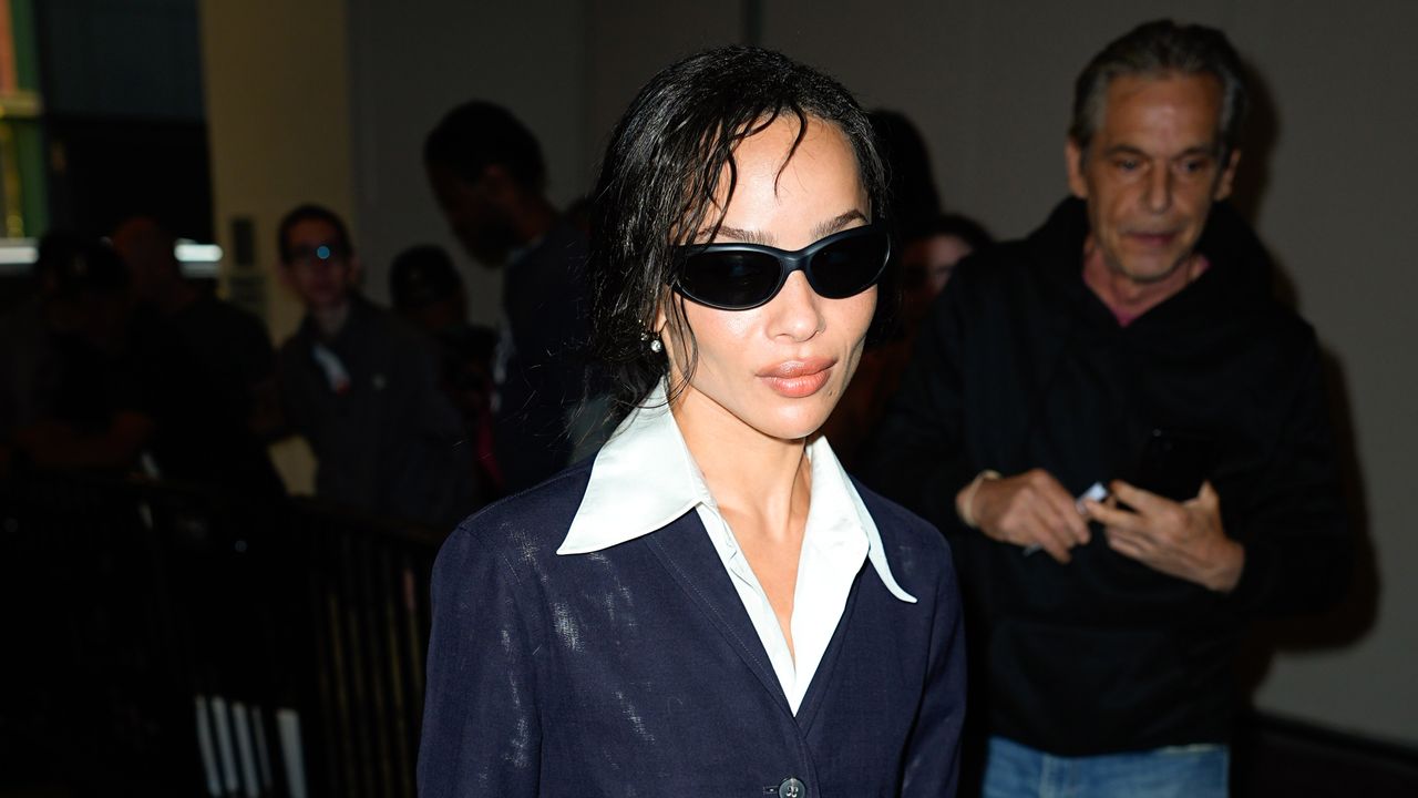 Zoë Kravitz Takes Fashion Cues From Lenny