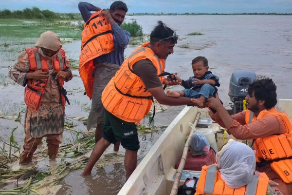 Mass evacuations in eastern Pakistan as India releases water from swollen rivers Yahoo news home